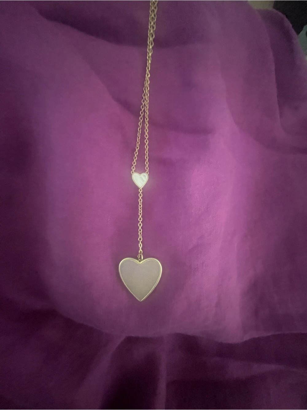 Elegant Gold Heart Pendant Necklace